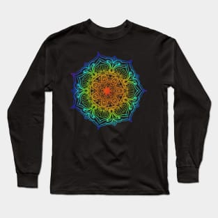 Colourful Mandala Long Sleeve T-Shirt